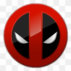 Deadpool - Circle Emoji,Deadpool Emoji Sign