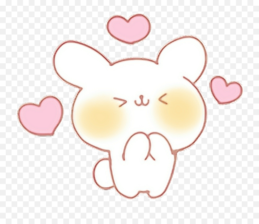 Download - Kawaii Cute Heart Transparent Emoji,Kawaii Emoji