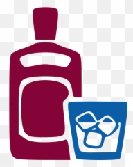 Alcohol Ice And Bottle - Clip Art Emoji