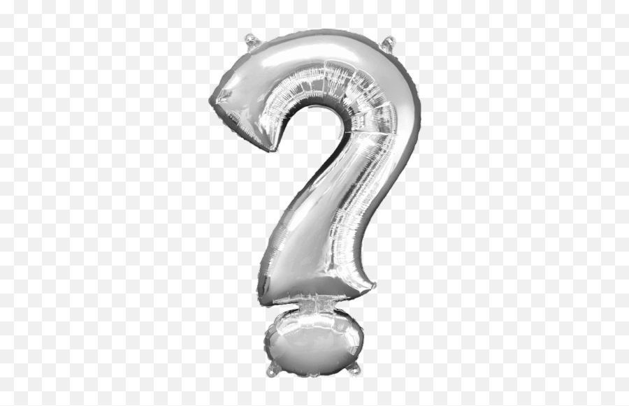 40 - Question Balloon Foil Emoji,Question Mark Emoji