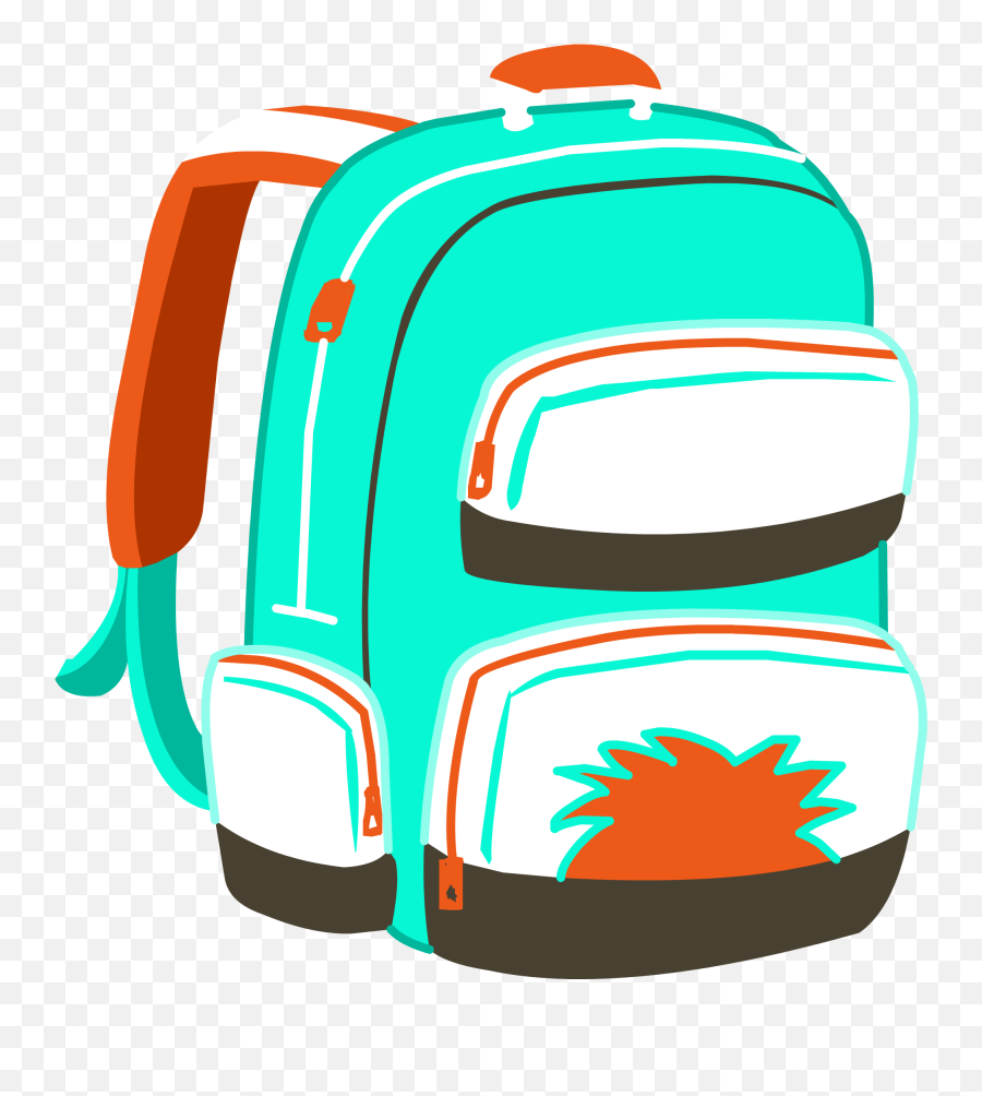 Backpack And Jacket Clipart - Club Penguin Backpack Emoji,Emoji Backpacks
