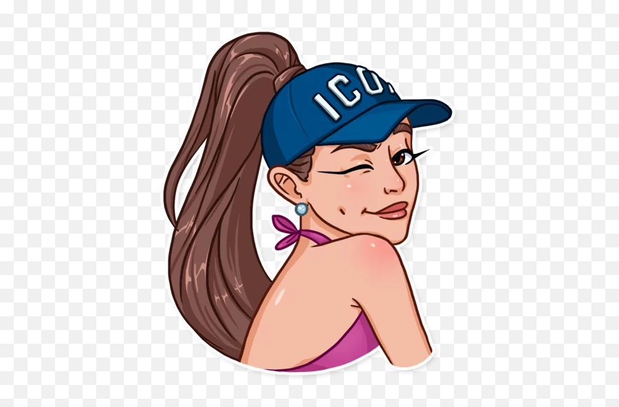 Ms Ariana Grande Stickers For Telegram - Ariana Grande Stickers Para Whatsapp Emoji,Ariana Grande Emoji
