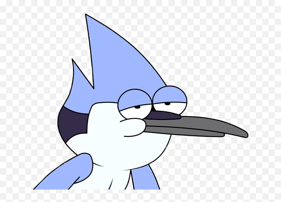 Regularshow Mordecai Mordecaiandriggby - Mordecai Regular Show Face Emoji,Blue Bird Emoji