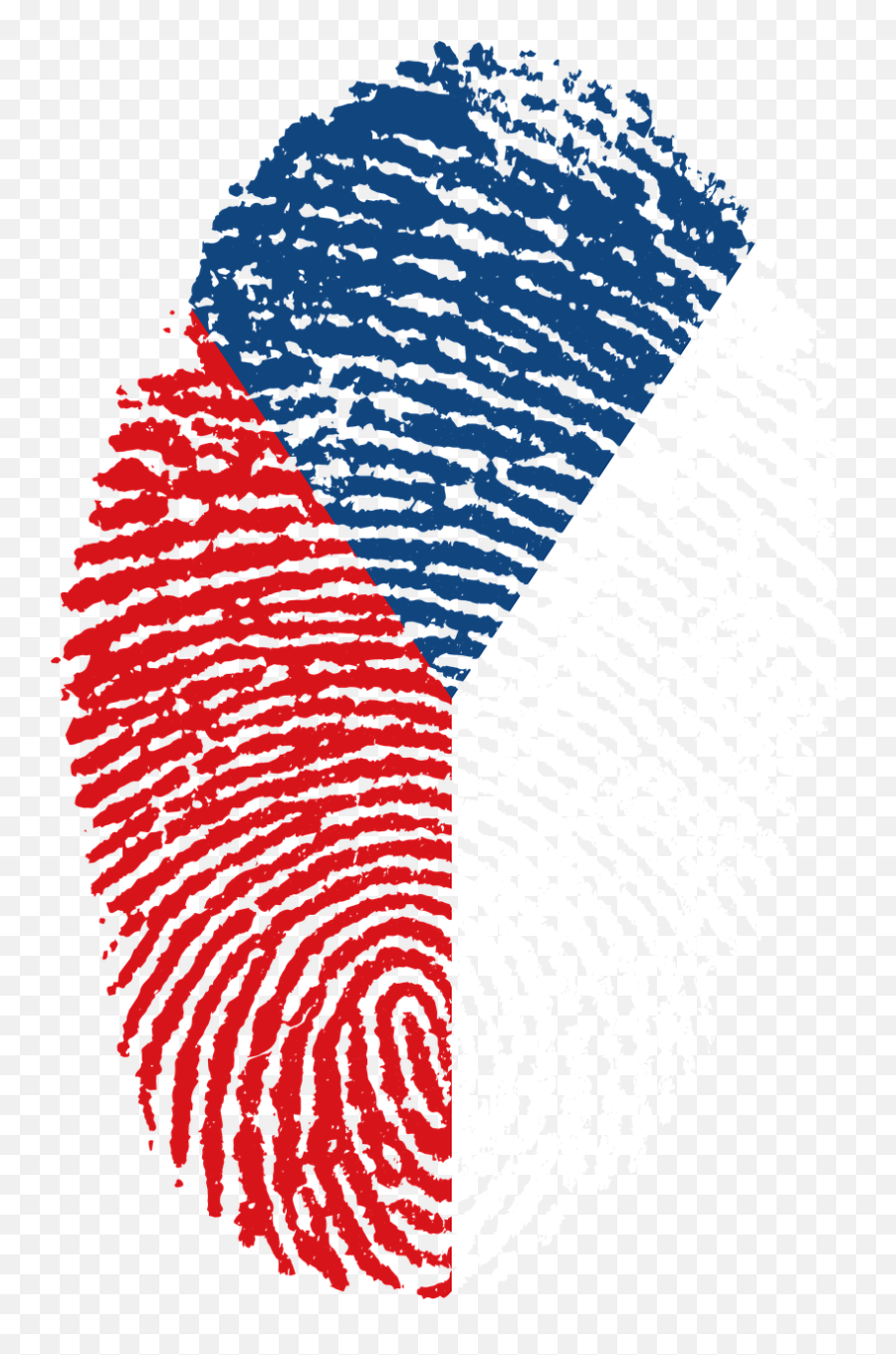 Czech Republic Flag Fingerprint Country Pride - Indonesia Flag Fingerprint Png Emoji,Dominican Republic Flag Emoji