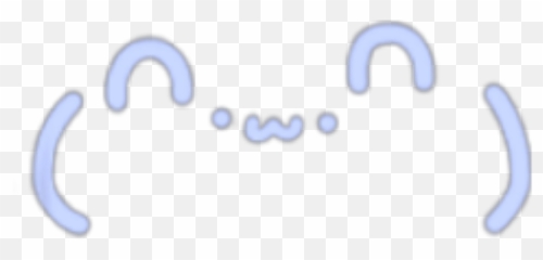 Bunny Face Kaomoji Lovecore Sof - Sleeve Emoji