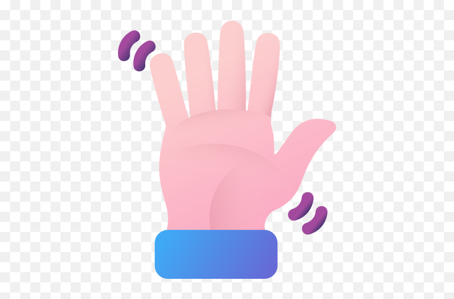 Waving - Safety Glove Emoji,Waving Hands Emoji