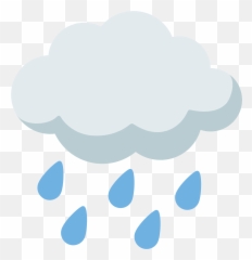 Clipart Rain Emoji Transparent Free For - Cloud Png