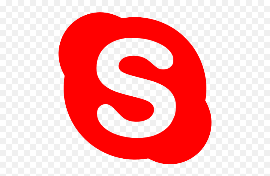 Red Skype Icon - Red Skype Icon Png Emoji,Skype Emoticon Flags