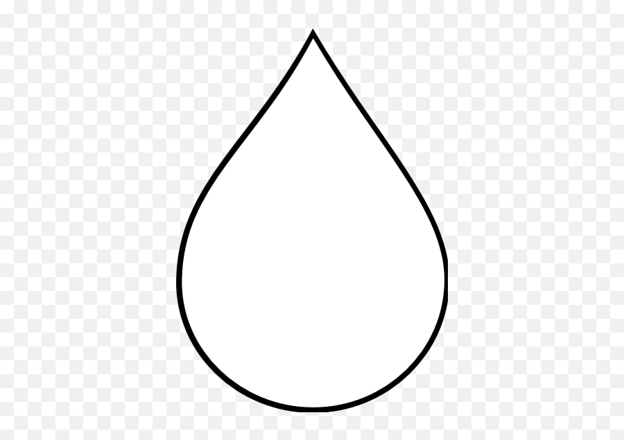Rain Drop Template - Water Drop To Color Emoji,Rain Drop Emoji