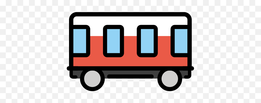 Railway Car Emoji - Dibujos Animados Vagon Png,Wagon Emoji