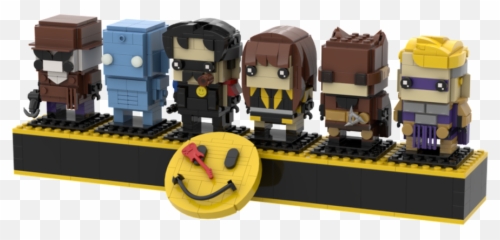 Lego Moc Watchmen Brickheadz With - Fictional Character Emoji,Train Emoticon