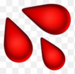 Blood Emoji Newemoji Sticker - Dot