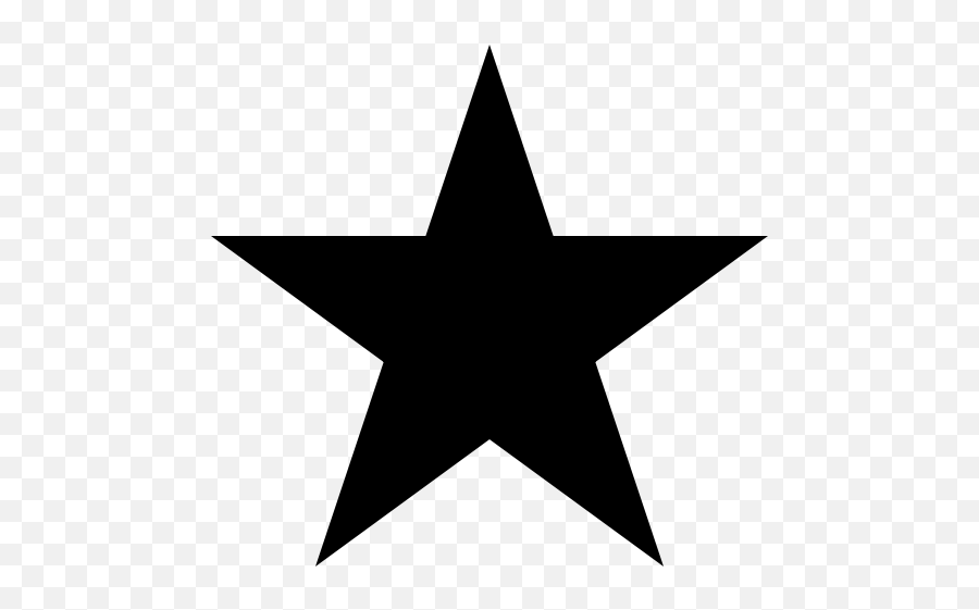 Straight Star Icon - Five Point Star Emoji,Star Emotion