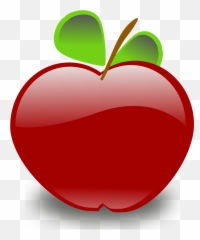 Red Apple Fruit Leaves Food Png Image - Clipart Transparent Background Apple Png Emoji,Red Apple Emoji