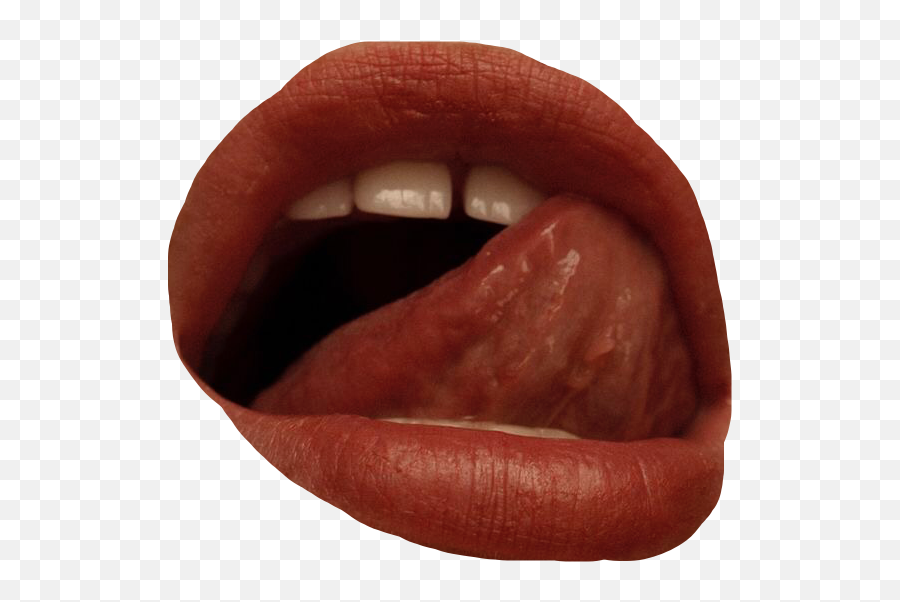 Tongue Mouth Lips Teeth Toothgap Lick - Tongue Emoji,Tongue Licking Emoji