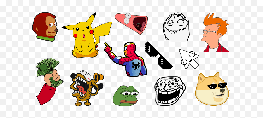 Memes Cursors - Cartoon Emoji,Ok Emoji Meme