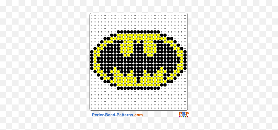 Batman Shield Perler Bead Pattern And - Hama Bead Patterns Printable Emoji,Batman Emoticon