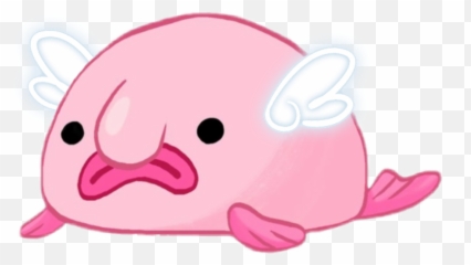 Blobfish Angelwings - Blob Fish Emoji,Blobfish Emoji