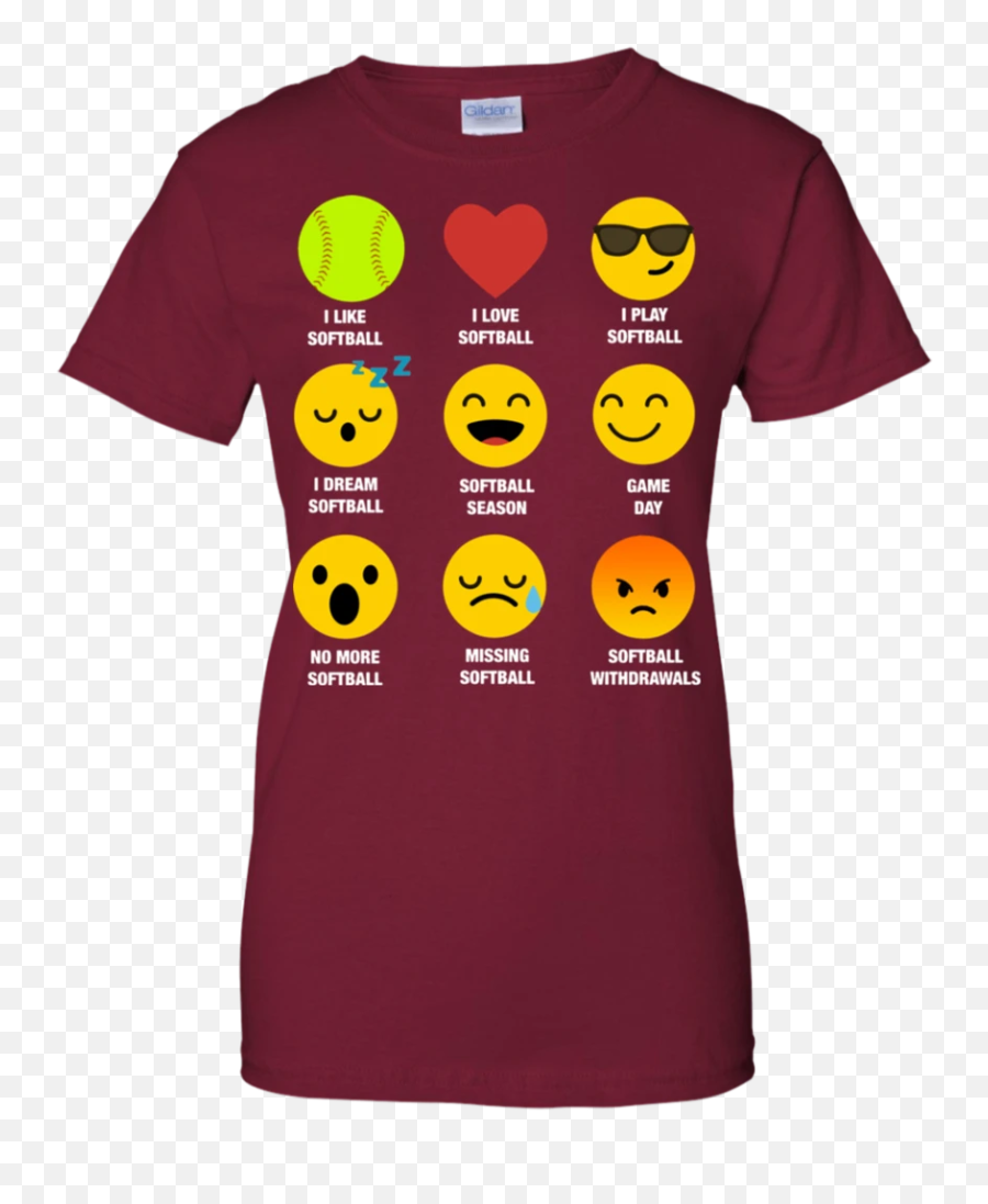 I Love Softball Emoji Emoticon Team - I M A Simple Woman I Like Bearded Men,Sisters Emoji