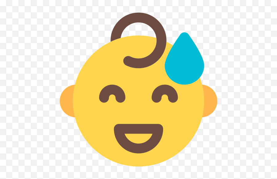 Sweat - Smiley Emoji,Cold Sweat Emoji