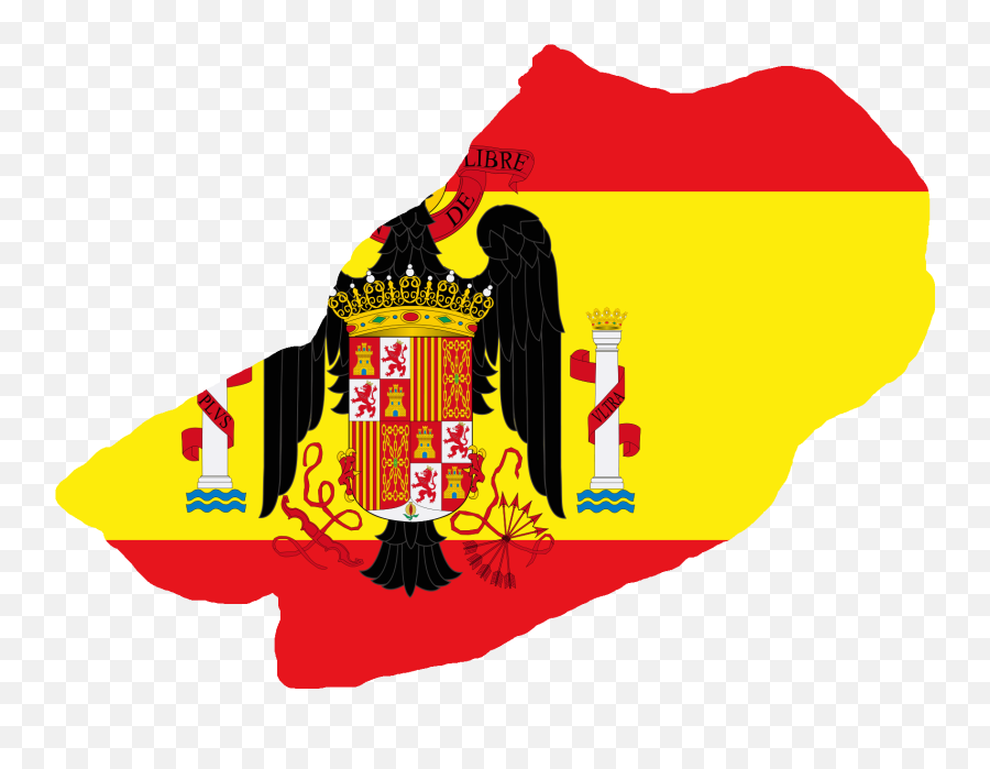 Flag Map Of Spanish Ifni - Franco Spain Flag Emoji,Spanish Flag Emoji