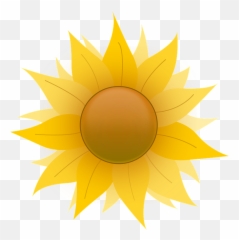 Free Yellow Flower Flower Vectors - Sunflower Clip Art Emoji,Sleeping Emoji