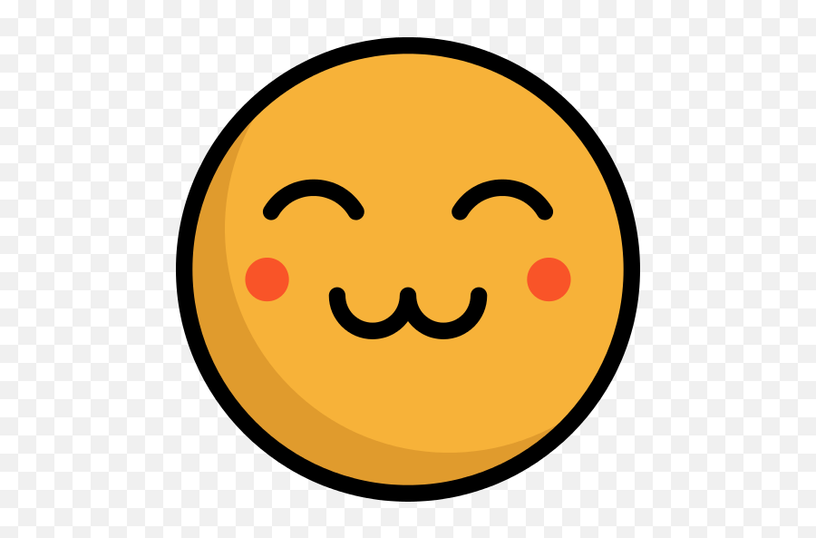 Happy Cute Png Icon - Icon Emoji,Emojis That Look Cute Together