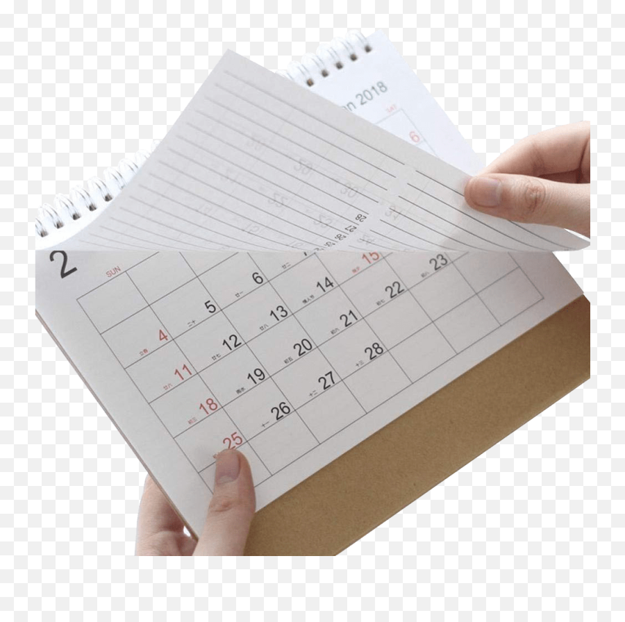 Desktop Table 2019 Calendar - Document Emoji,Flashlight Calendar Emoji