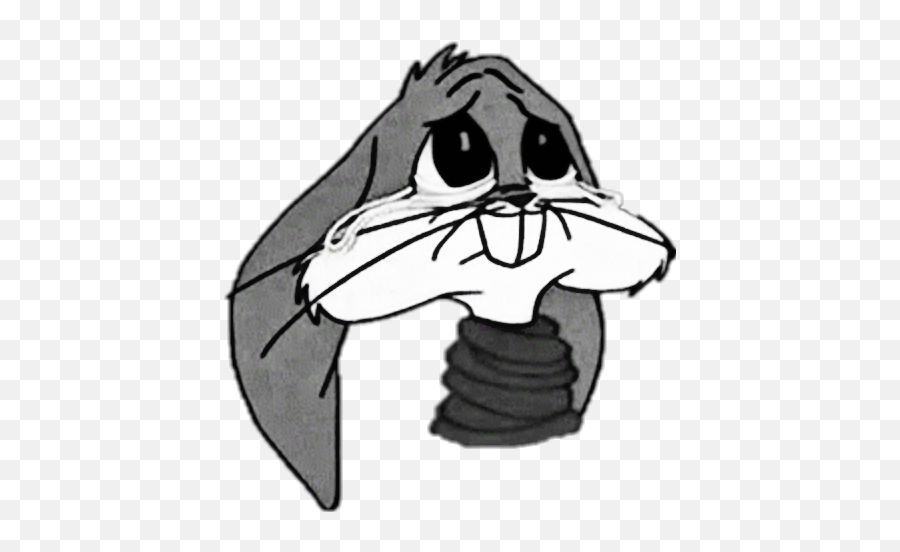 Sadbugs - Bugs Bunny Sad Face Emoji,Goose Emoji