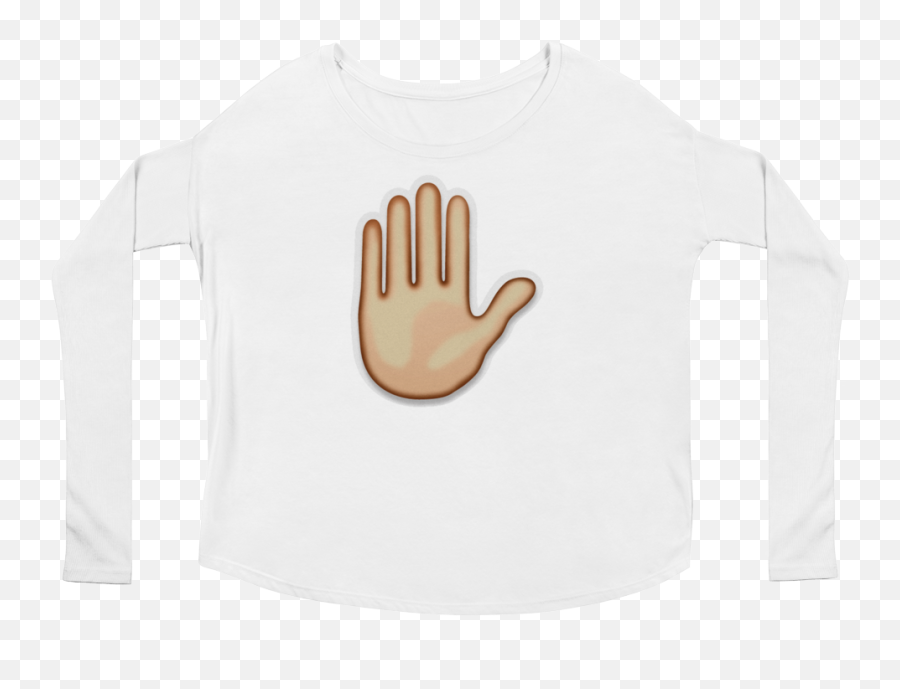 Download Hd Womens Emoji Long Sleeve T,Sign Language Emoji