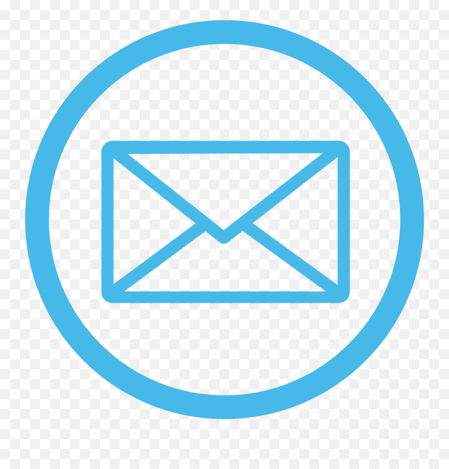 Email Icon Blue Transparent Png - Email Icon Vector Png Emoji,Email Emoji Png