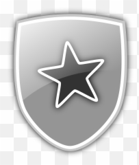 Emblem Security Shield Strength - Star Icon Emoji
