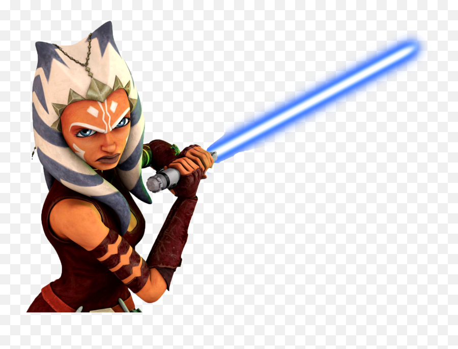 Star Wars Light Saber Vector Png Files - Ahsoka Tano Blue Lightsaber Emoji,Emoji Lightsaber