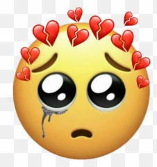Sad Emoji Broken Sadhoneyy - Emoji Broken,Sad Emoji