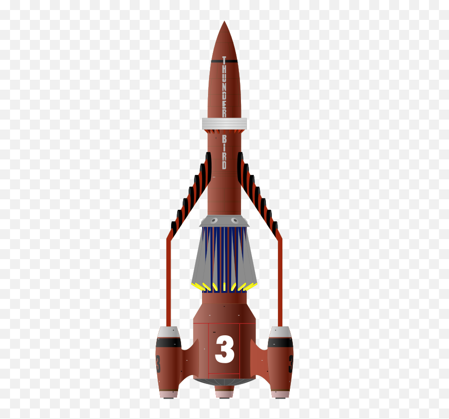 Clip Art Of Spaceship As Well As Cartoon Rocket Ship Clip - Thunderbirds 3 Png Clear Background Emoji,Rocket Ship Emoji