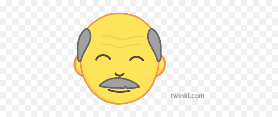 Older Man Face People Emoji Story Book Differentiated Book - Cartoon,Emoji Book
