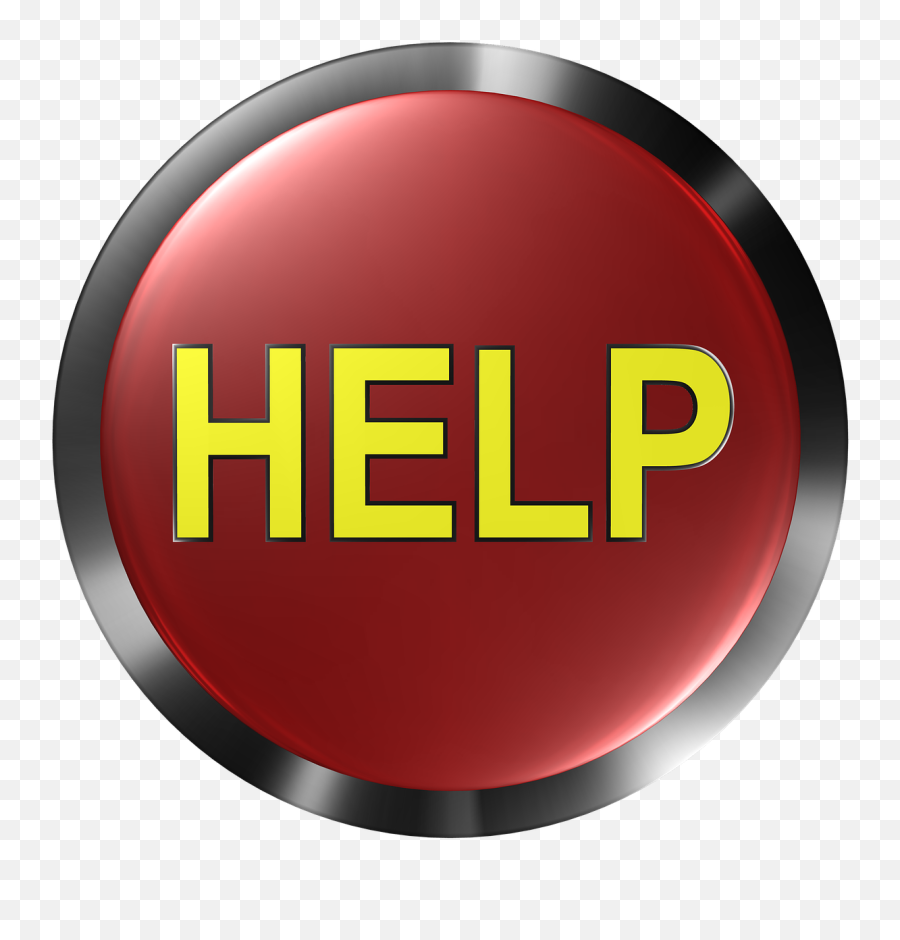 Help Button Help Button Red Emergency - Circle Of Control Emoji,Hi Emoji Keyboard