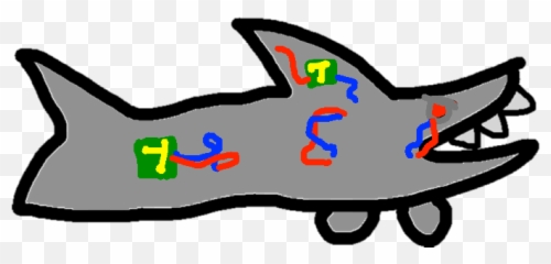 Shark Attack V1 - Clip Art Emoji