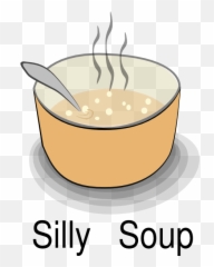 Silly Soup Clipart - Art Emoji
