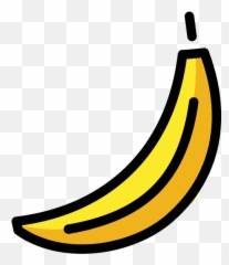 Banana Emoji Clipart - Banane