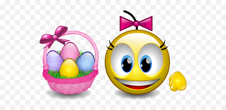 Smiley Emoticon Emoji Food For Easter - Animated Easter Smiley,Egg Emoji