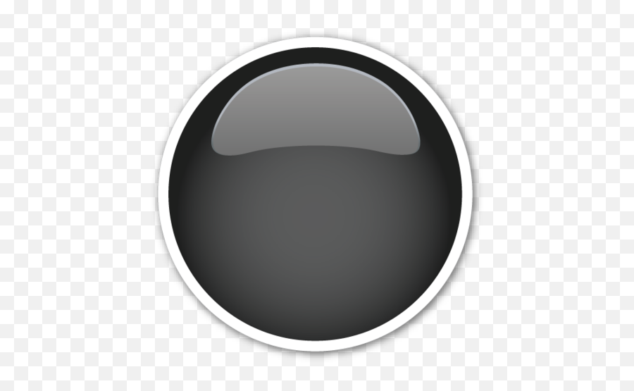 Pin - Black Circle Emoji,Black Circle Emoji