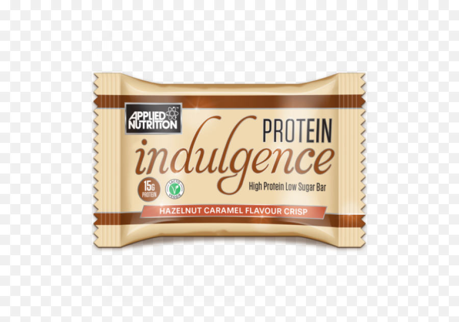 Applied Nutrition Protein Indulgence Hazelnut Caramel Crisp 50g - Indulgence Protein Bar Emoji,Kd Emoji