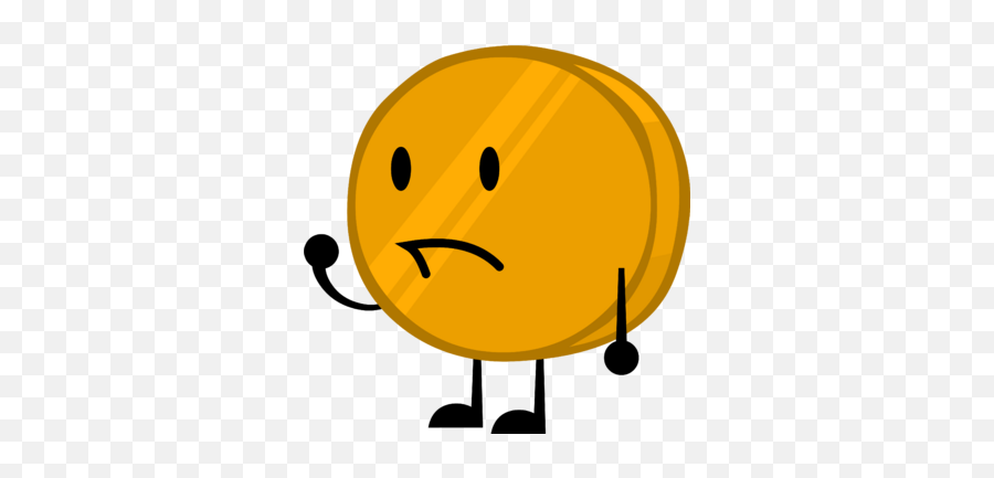 Coiny Battle For Dream Island Wiki Fandom - Bfdi Old Coiny Emoji,Lip Poked Out Emoticon