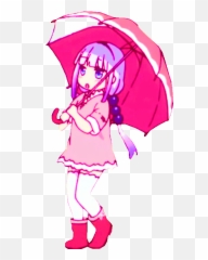 Clipart umbrella rain Transparent - Kanna Rain Gif Emoji