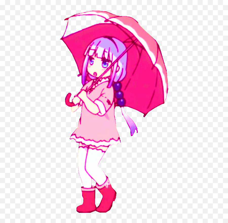 Clipart Umbrella Rain Clipart Umbrella Rain Transparent - Transparent Kanna Rain Gif Emoji,Black Umbrella Emoji