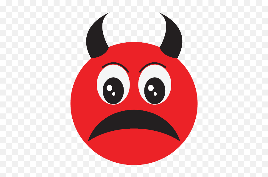 Bad Devil Sad Icon Emoji,Devil Smile Emoji