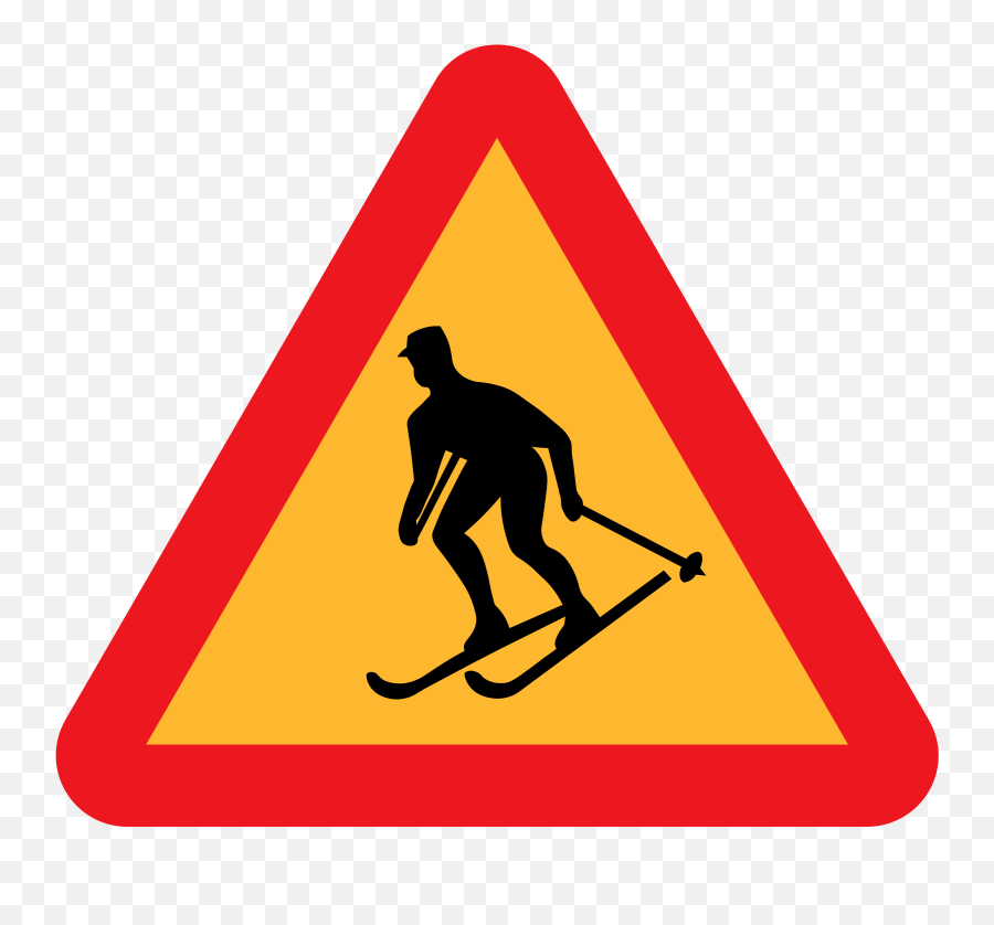 Roadsign Warning Sweden General Caution - High Wind From The Right Sign Emoji,Caution Emoji