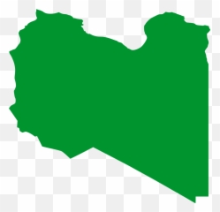 Flag Map Of Libya - Clip Art Emoji