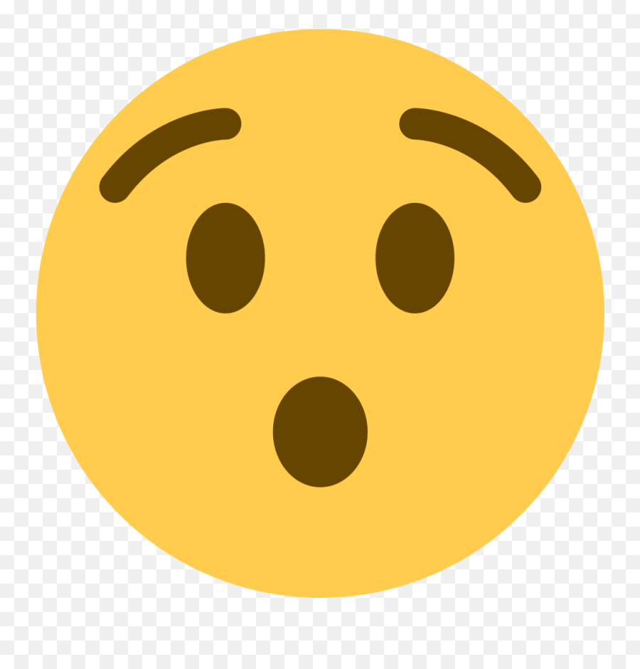 Twemoji12 1f62f - Hushed Face Emoji,D Emoji